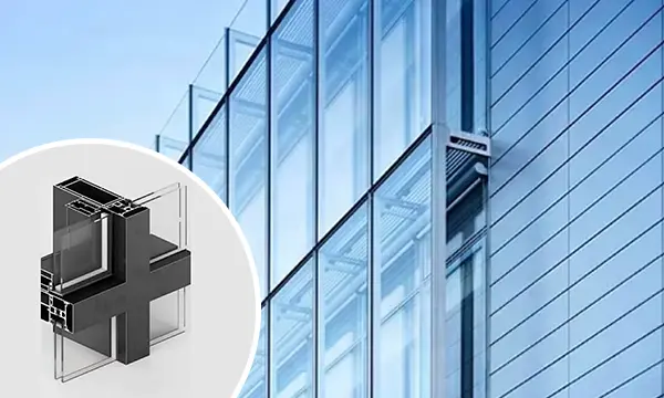 Das Aluminiumprofil des thermischen Isolation ist kein Vorhangwandprofil