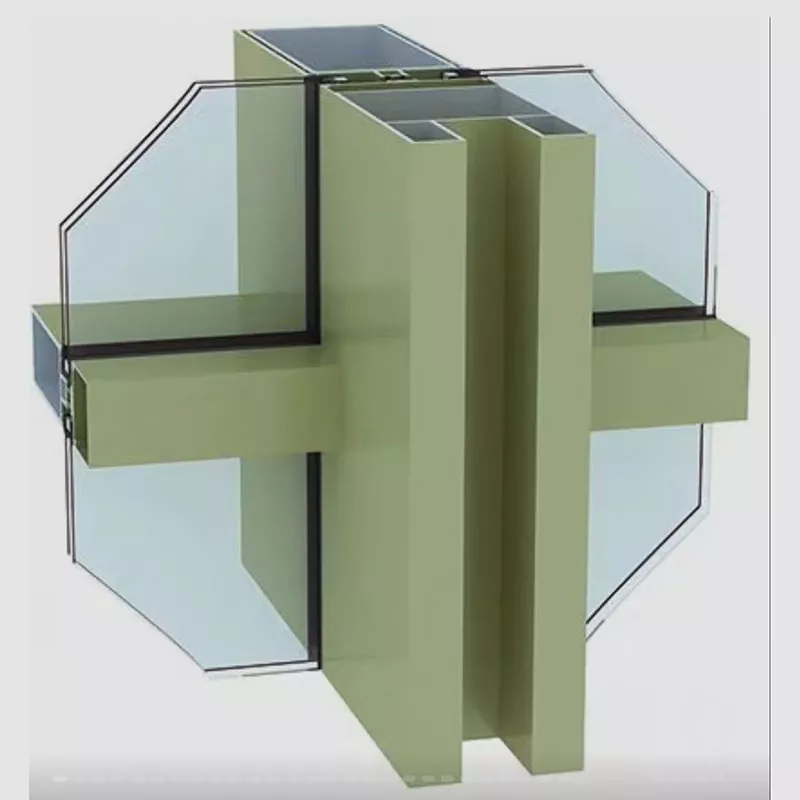 Welches Material ist das Vorhangwandprofil?